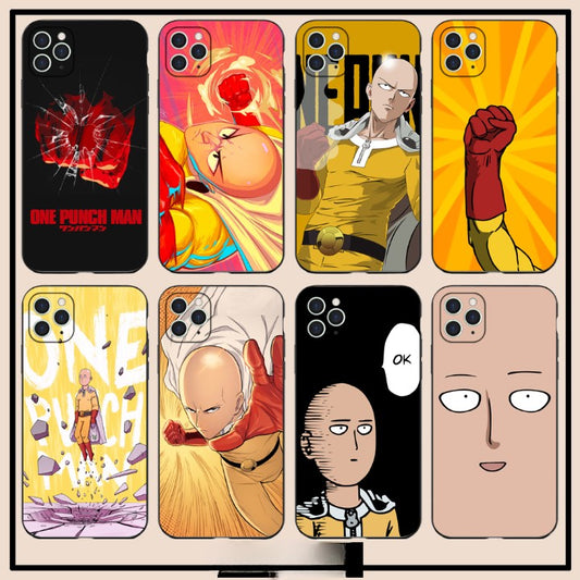 One Punch Man Anime Matte Protective Phone Cases