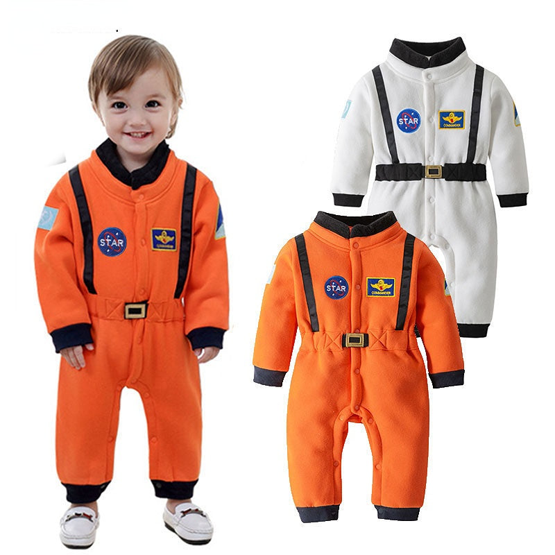 Halloween Astronaut Costume Space Suit Rompers