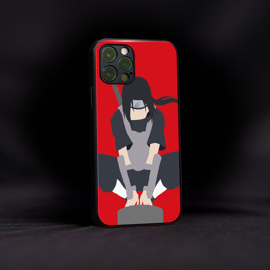 Itachi Uchiha Pose Glass Case