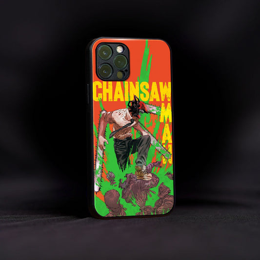 Chainsaw Man Comic Glass Case