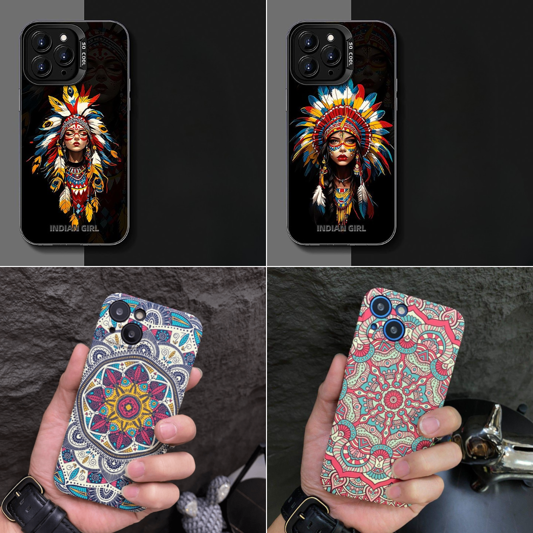 Medieval Retro American Indian Phone Case