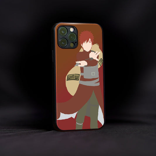 Gaara of the Desert Anime Glass Case