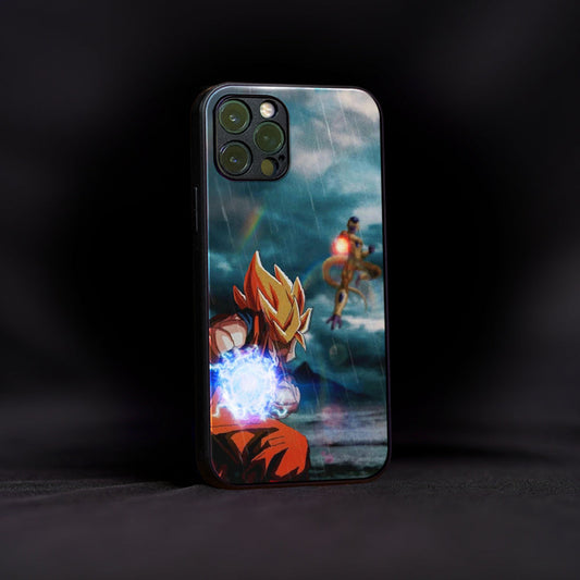 Goku Vs Frieza Anime Glass Case