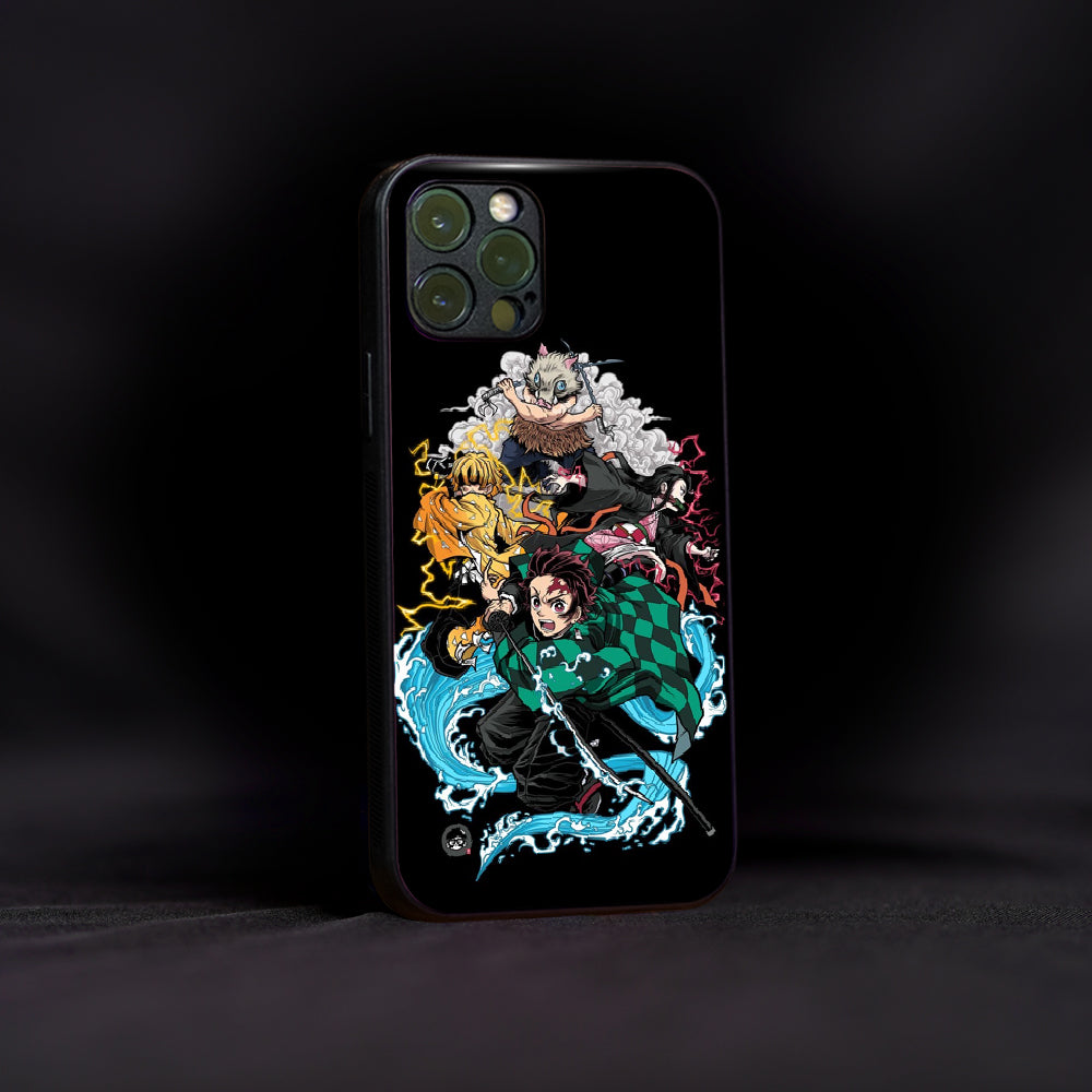 Demon Slayer Poster Glass Case