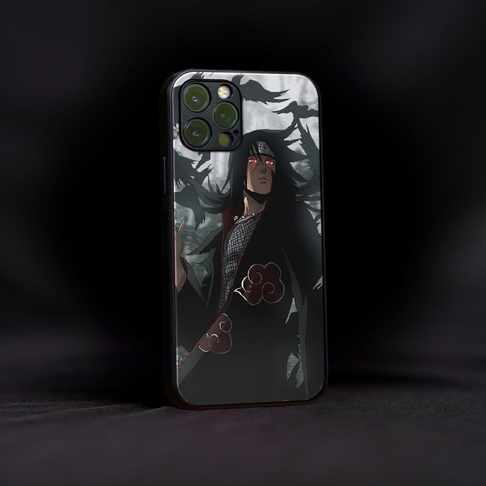 Itachi Uchiha Anime Glass Case