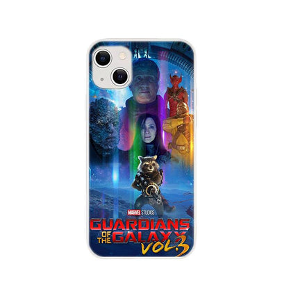 Bronzing Marvel Spider-Man Iron Man Phone Case