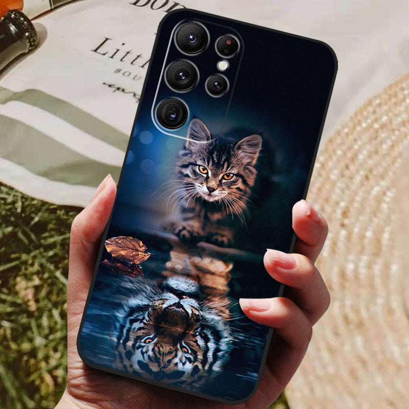 luckanime 3D animal landscape art full brand mobile phone case