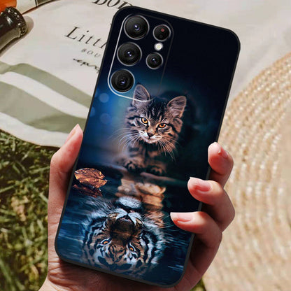 luckanime 3D animal landscape art full brand mobile phone case