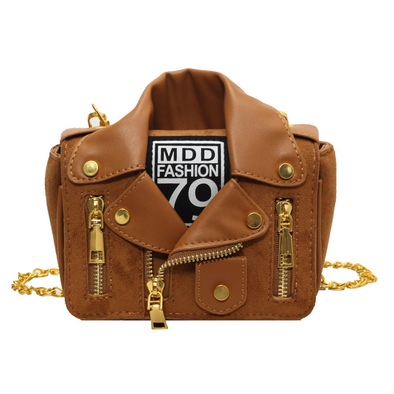 Moschino Women's Biker Leather Shoulder Bag