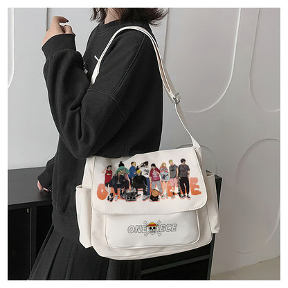 One Piece co-branded Luffy shoulder bag