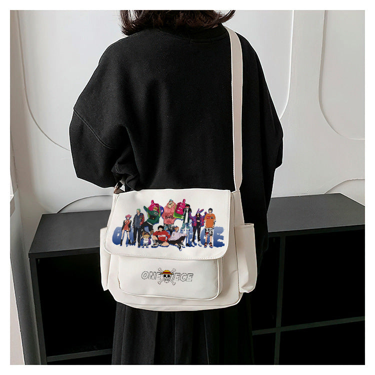 One Piece co-branded Luffy shoulder bag