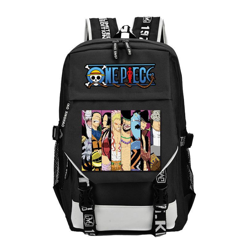 One Piece New Backpack Student School Bag