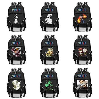 One Piece New Backpack Student School Bag