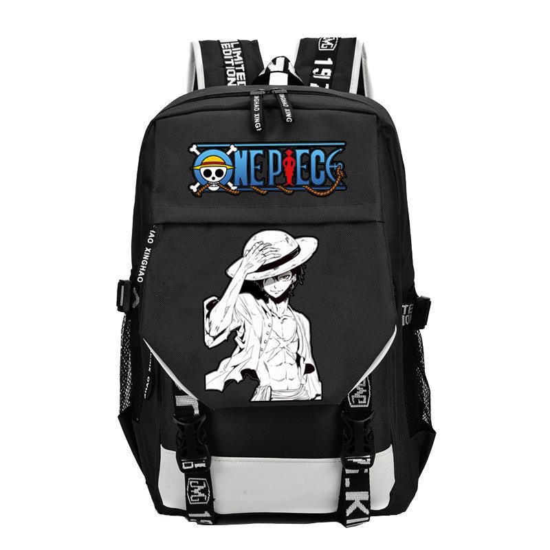 One Piece New Backpack Student School Bag