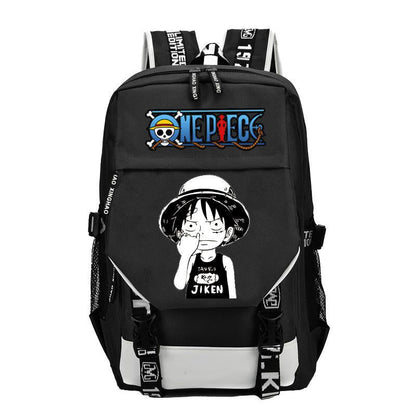 One Piece New Backpack Student School Bag