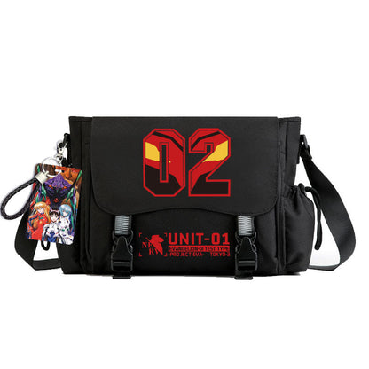 Neon Genesis Evangelion New Cute Cartoon Bag Gift （Contains cards）