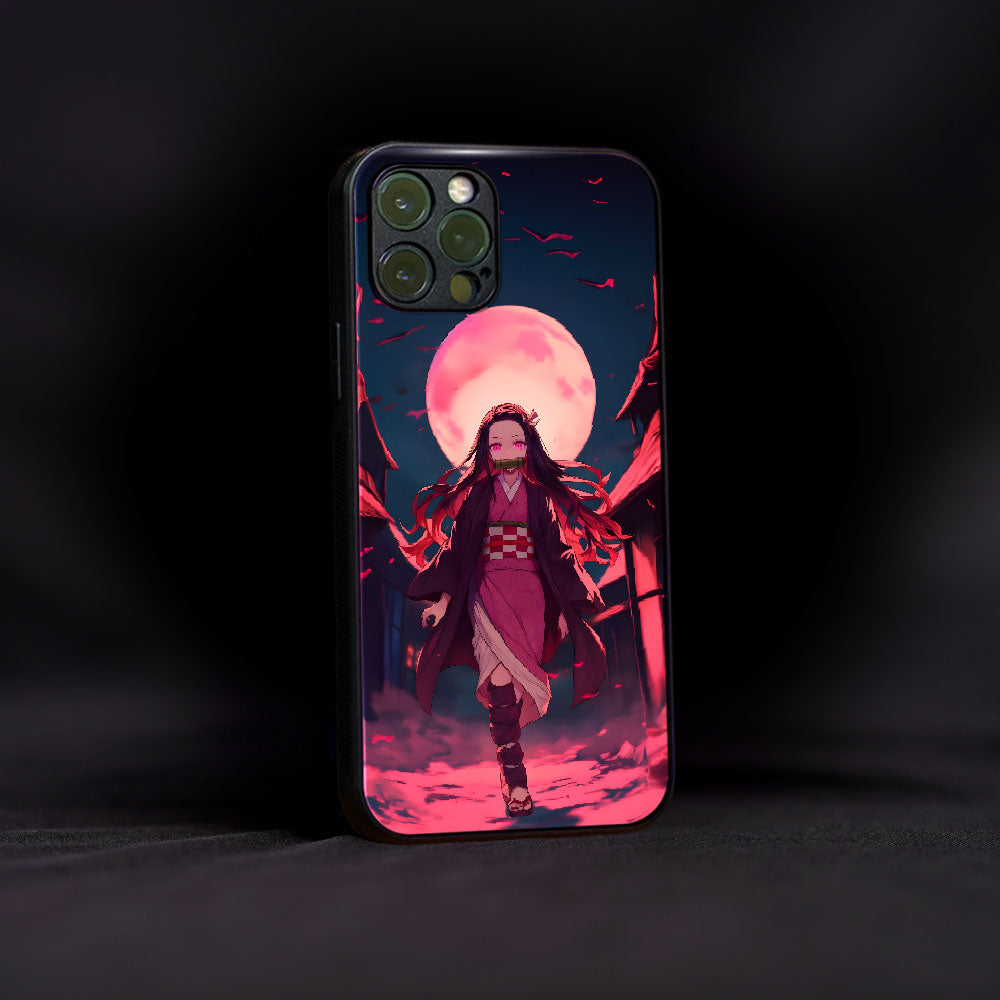 Beautiful Nezuko Glass Case