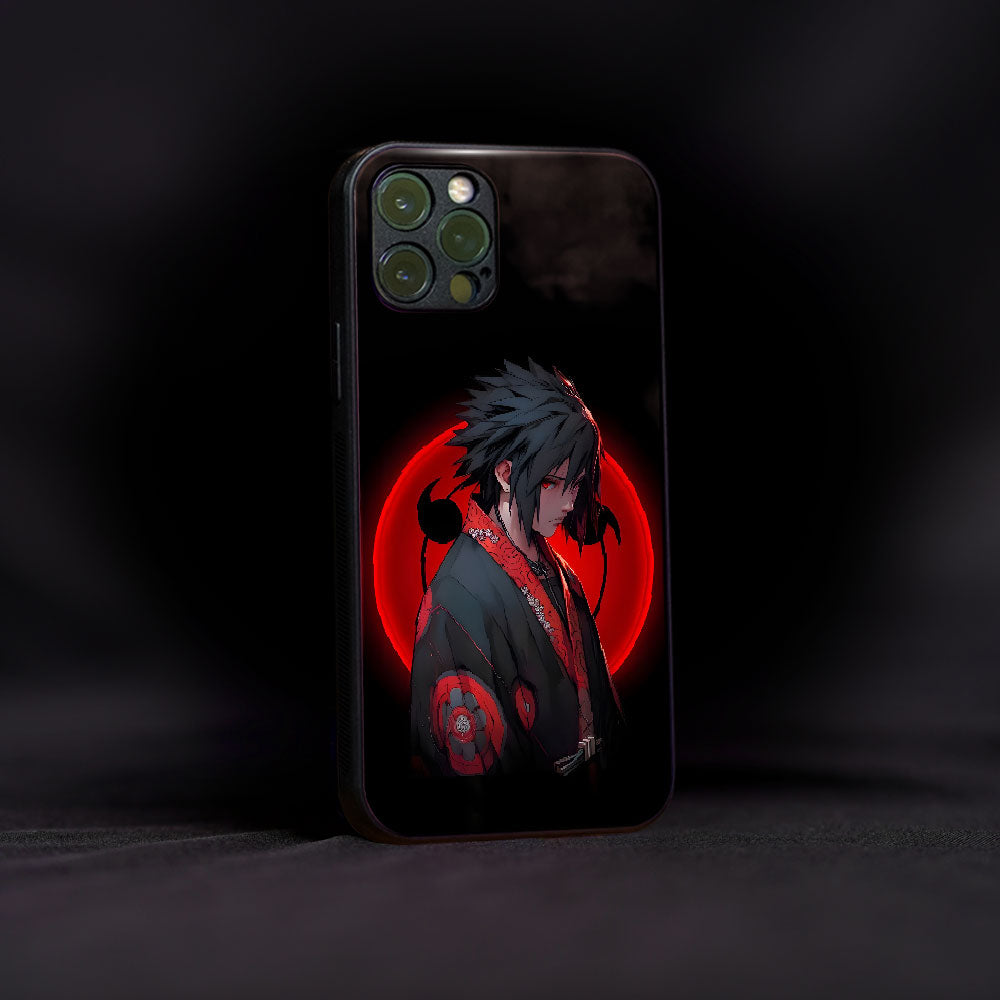 Strongest Uchiha Sasuke Glass Case