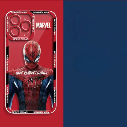 iron man spider man mobile phone case