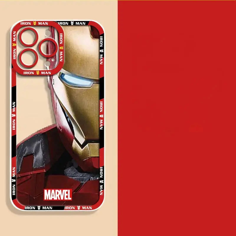 iron man spider man mobile phone case