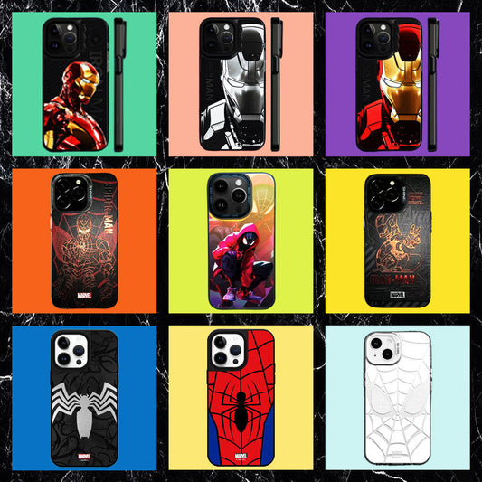 Original Marvel Superhero Phone Case - Iron Man, Spider-Man, Deadpool & Wolverine